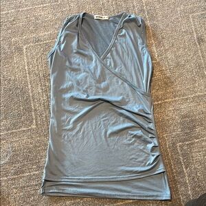 Steel Blue Sleeveless Top